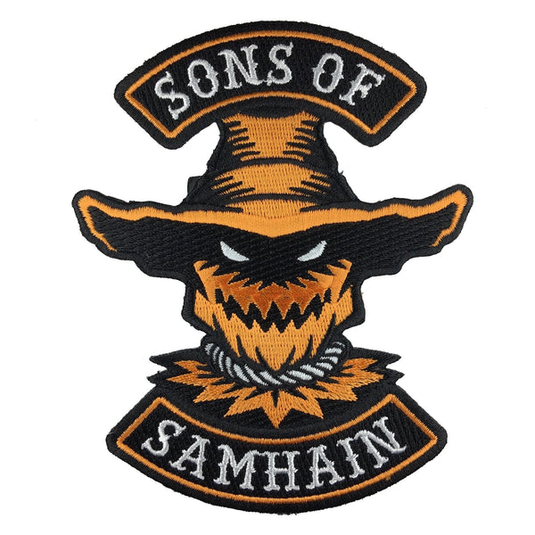 Sons Of Samhain scarecrow Halloween biker patch