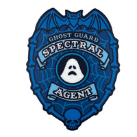 Spectral Agent police badge ghost sticker