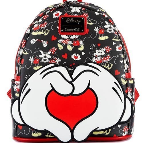 Mickey Mouse and Minnie Mouse Heart Hands Mini-Backpack