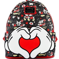 Mickey Mouse and Minnie Mouse Heart Hands Mini-Backpack