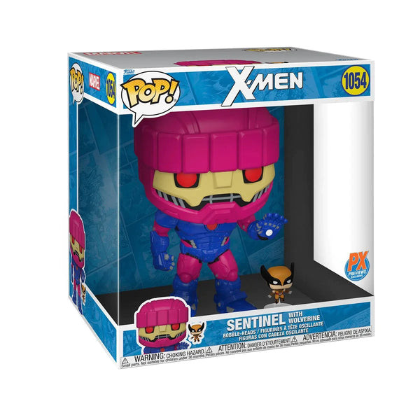 Funko Pop! X-Men Sentinel with Wolverine Jumbo 10-Inch - Previews Exclusive