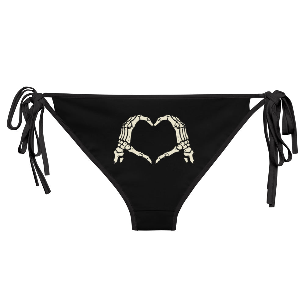 Skeleton Heart Bikini Bottom