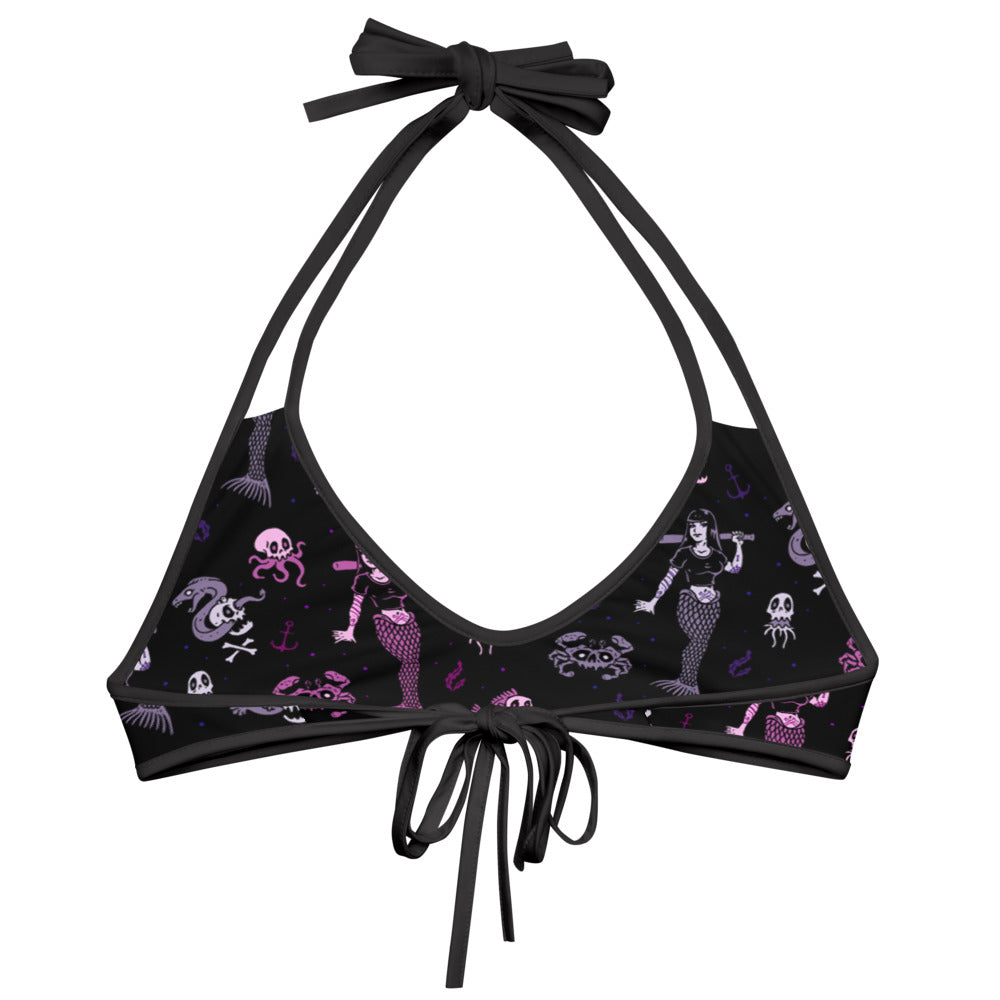 Goth Mermaid Bikini Top