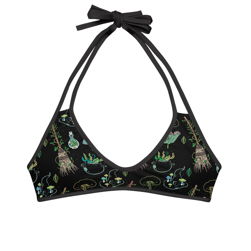 Green Witch Bikini Top