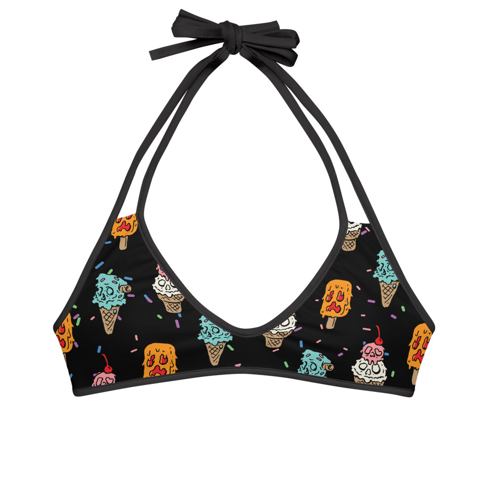 Monster Ice Cream Bikini Top