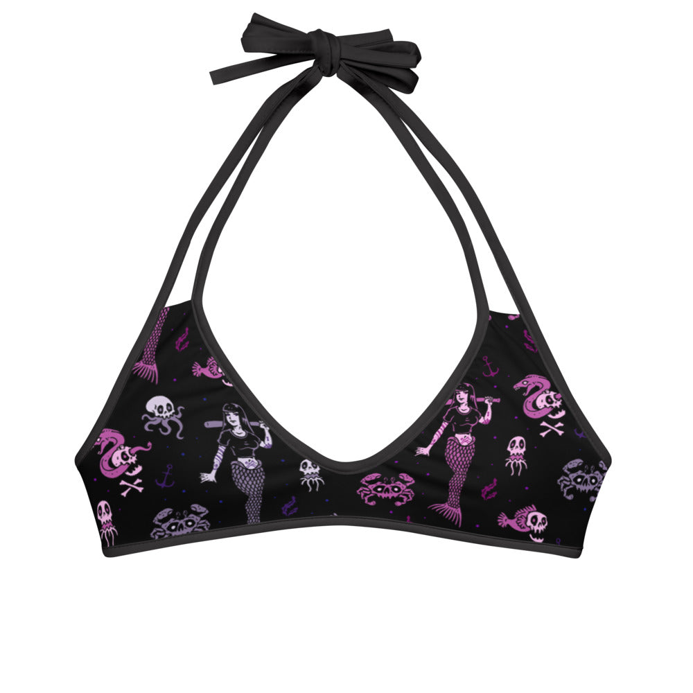 Goth Mermaid Bikini Top