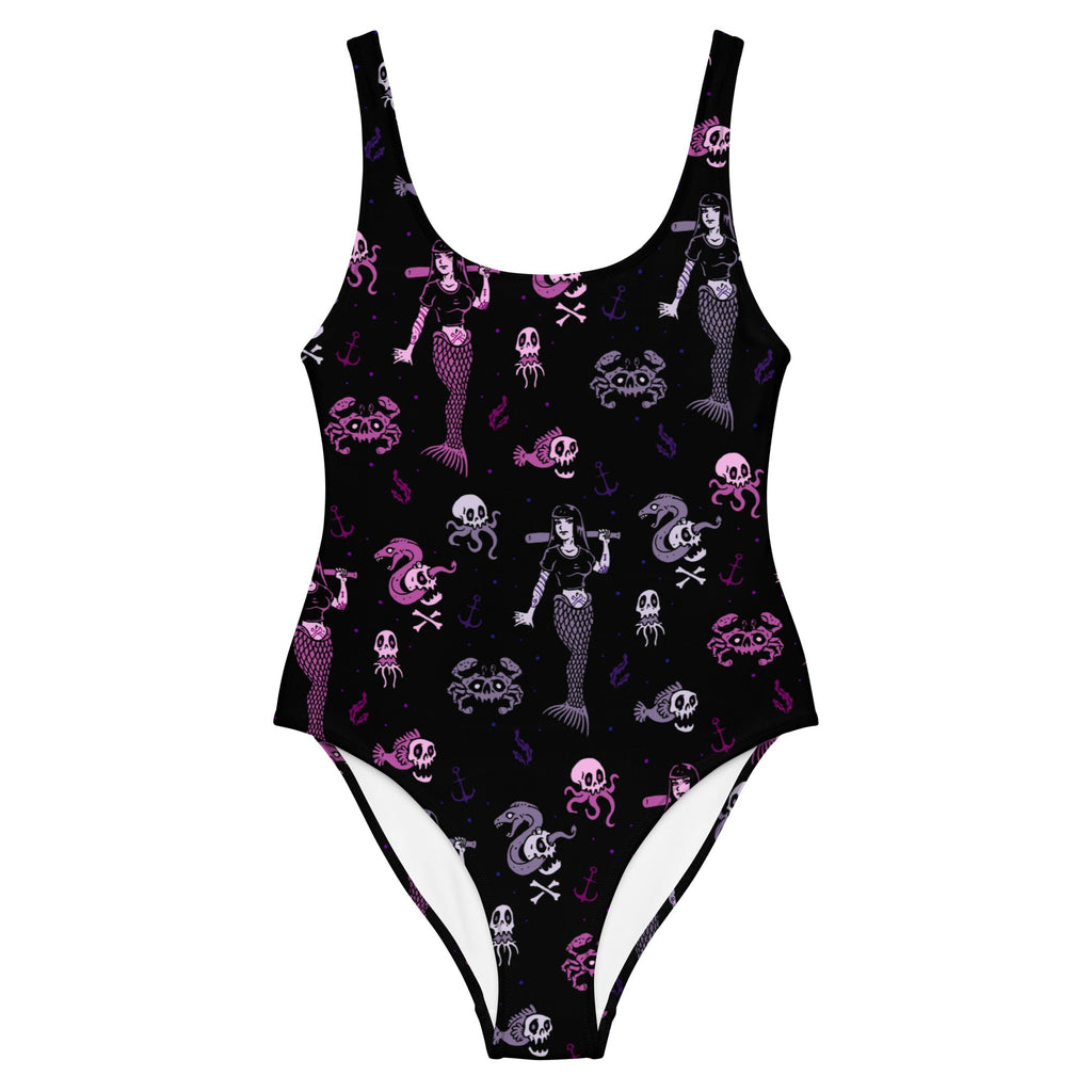 Goth Mermaid One-Piece