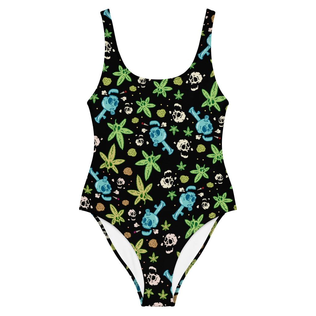 Skulls And Weed One-Piece