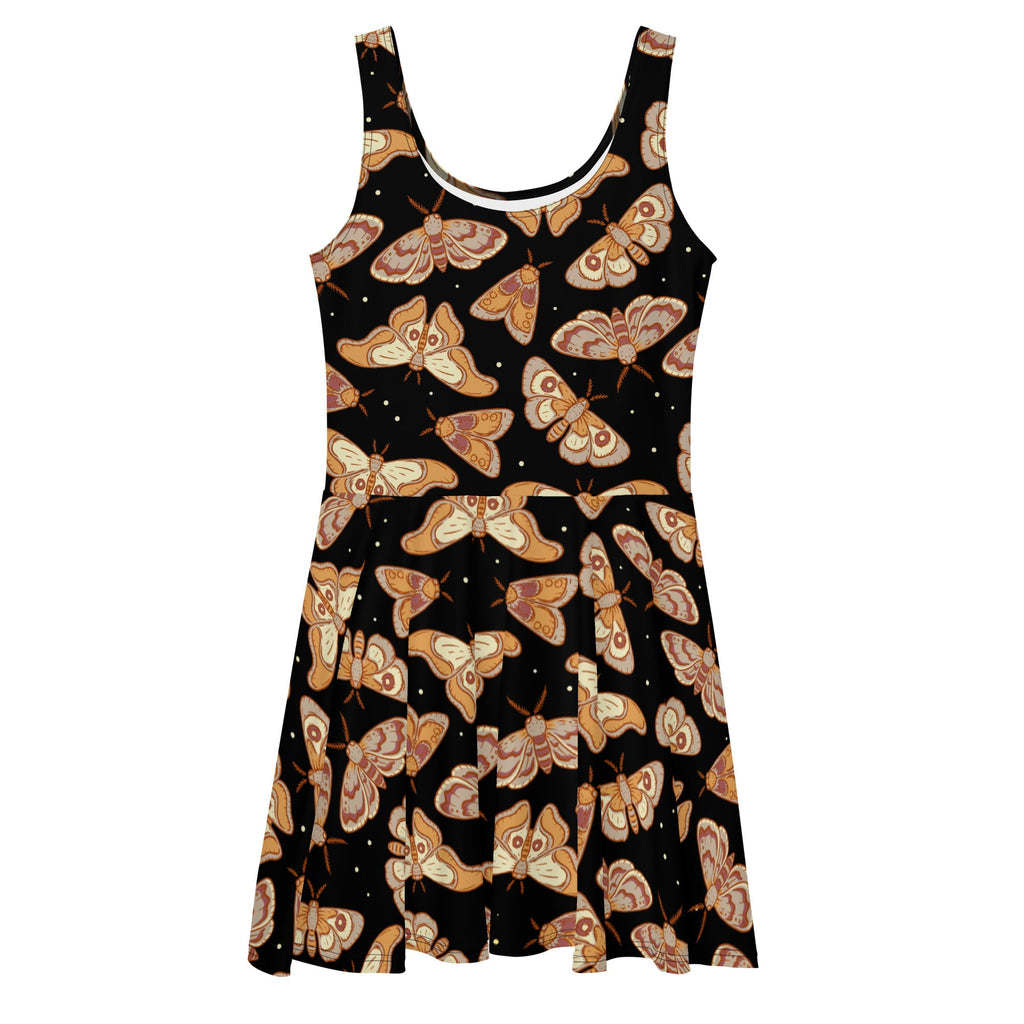 Death Moth Skater Dress