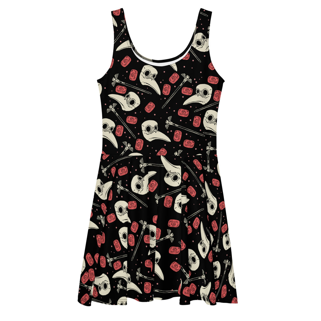 Plague Doctor Skater Dress