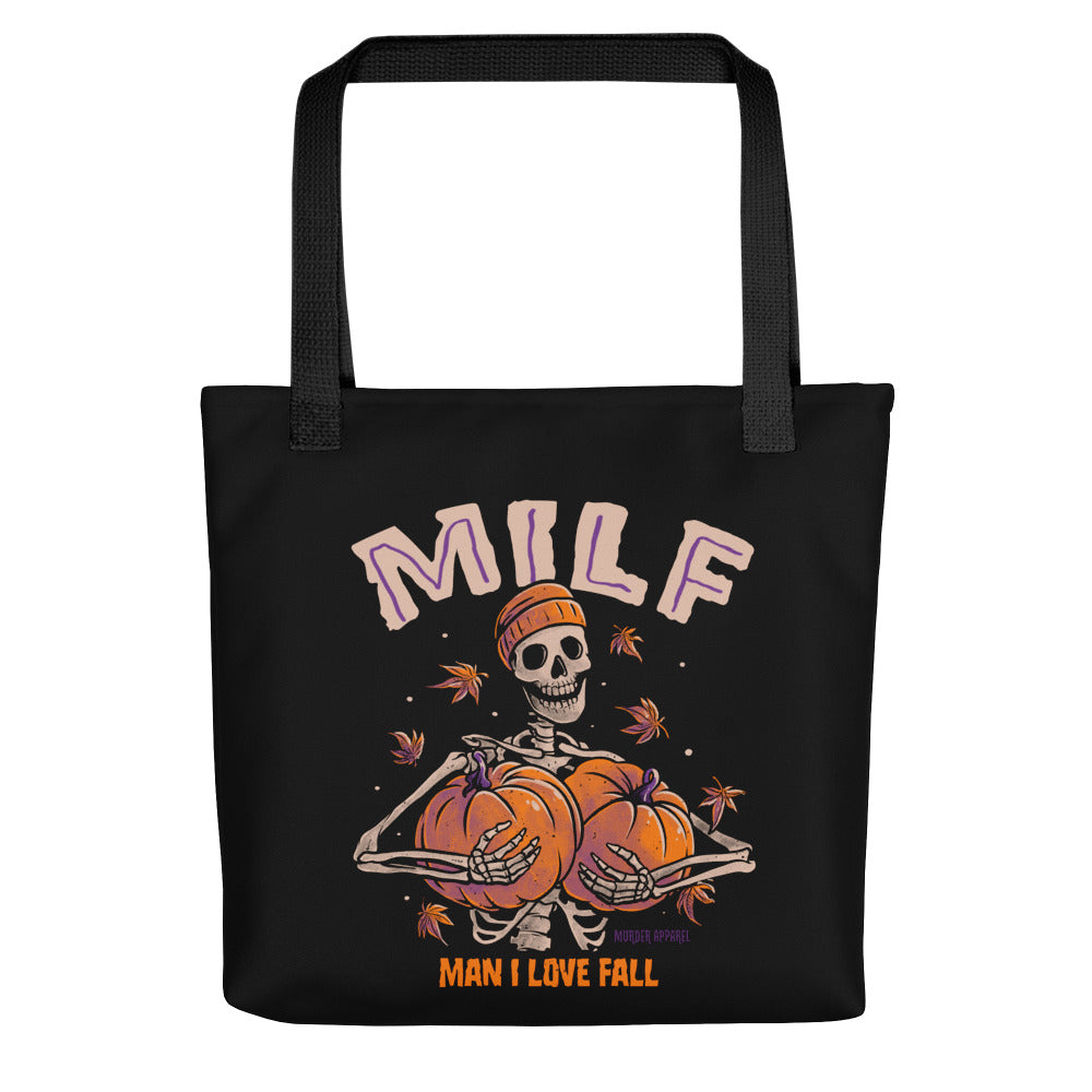 Man I Love Fall MILF Tote Bag