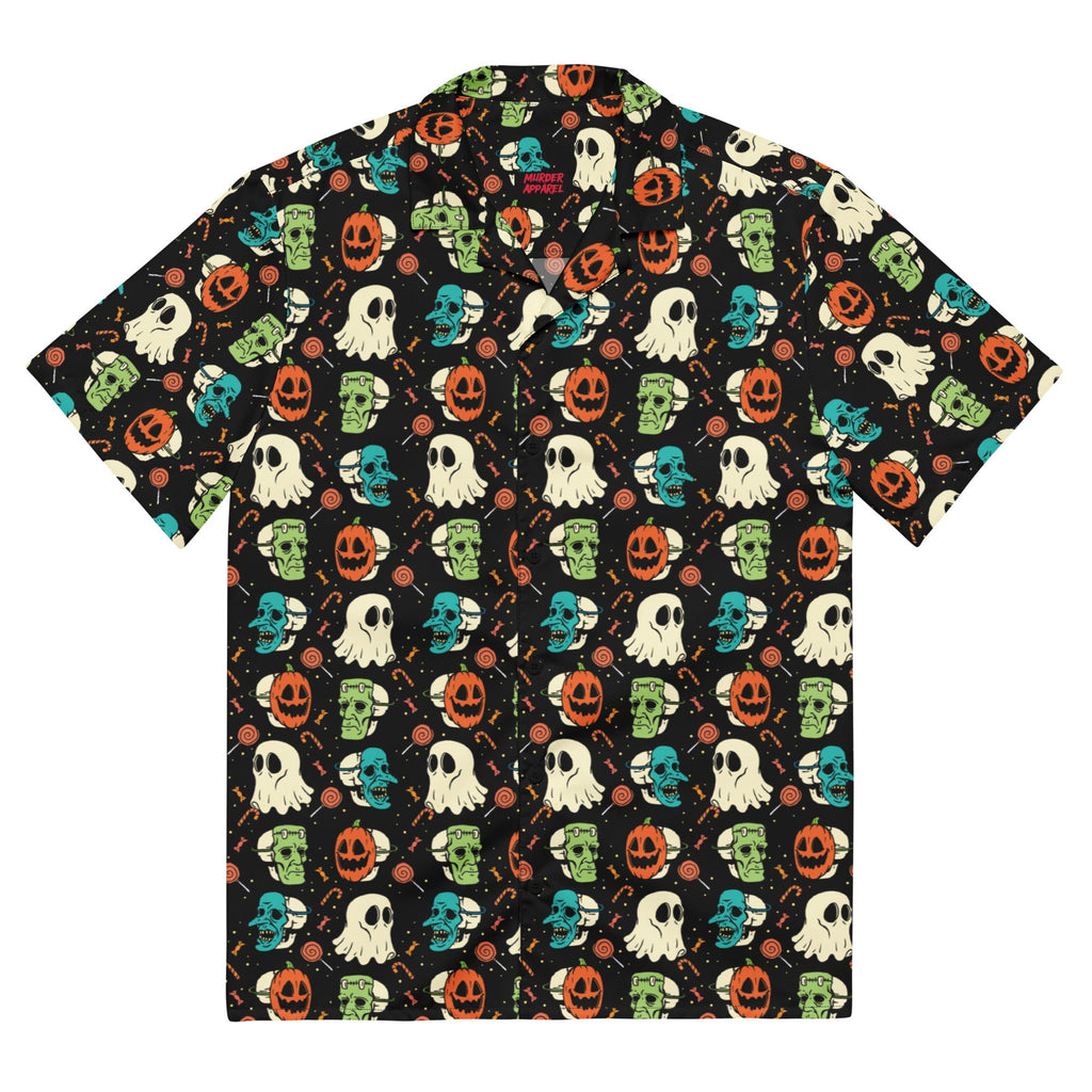 Retro Halloween Button-up