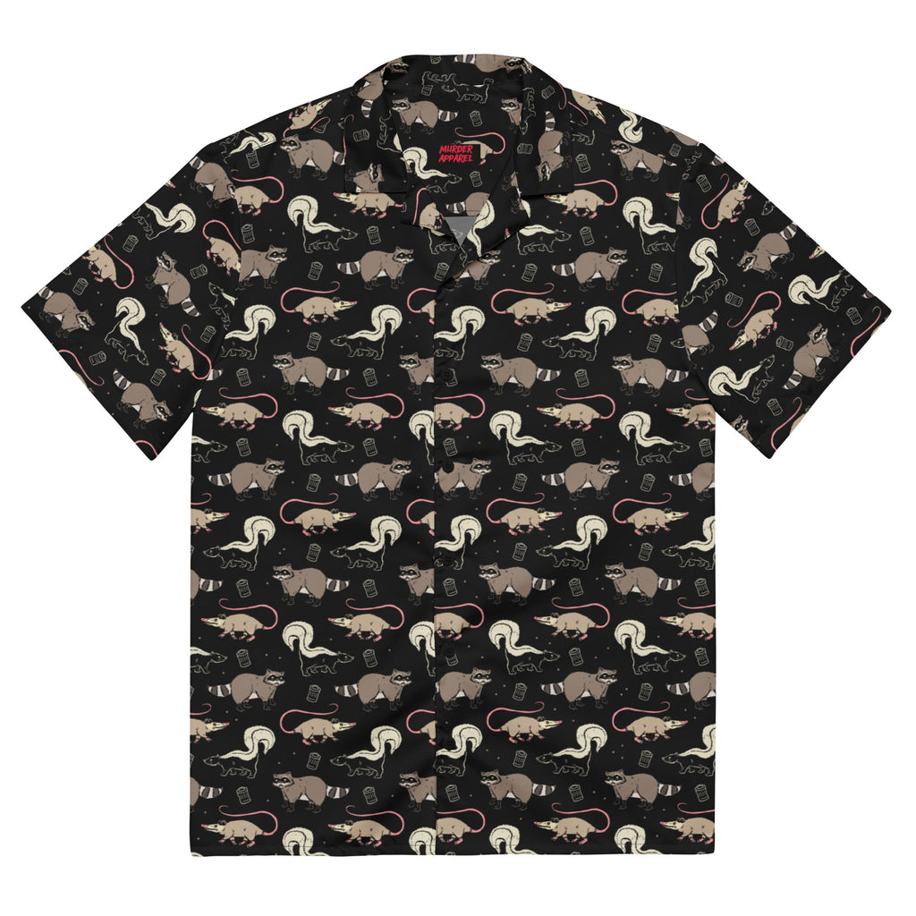 Garbage Cats Button-up