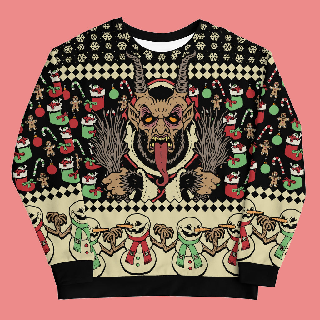 Ugly Christmas Krampus Sweatshirt