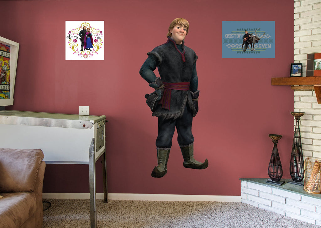 Frozen: Kristoff RealBig        - Officially Licensed Disney Removable     Adhesive Decal