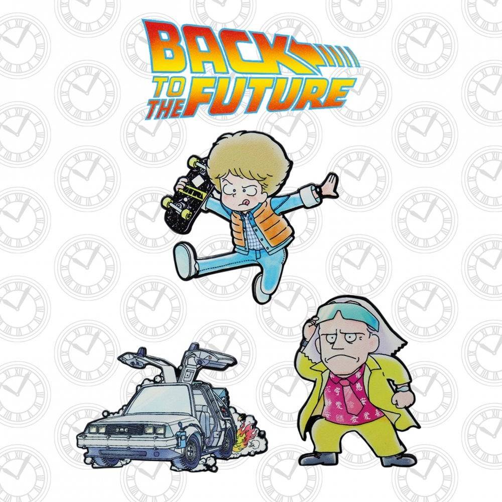 Back to the Future Limited Japanese Edition Set of 3 Pin Badges