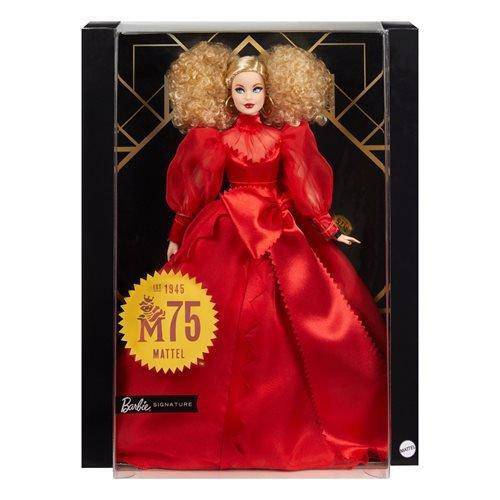 Barbie Collector Mattel 75th Anniversary Doll Blonde Hair