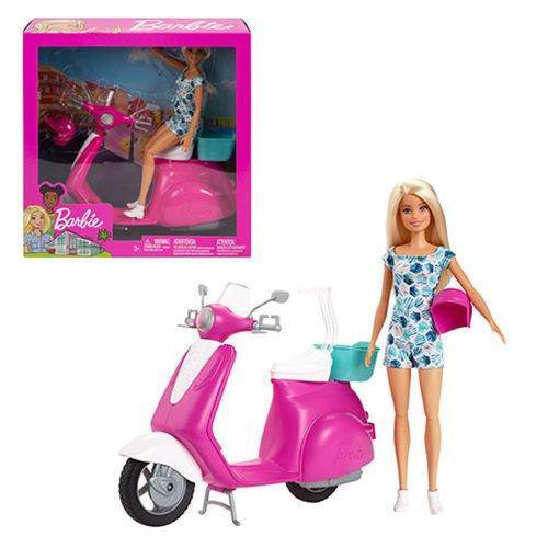 Barbie Doll and Scooter