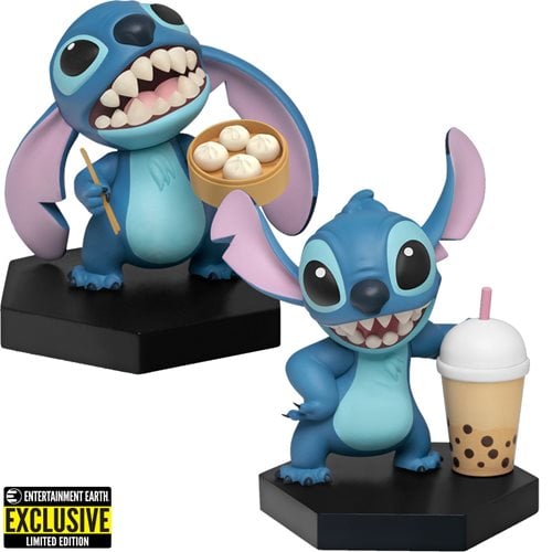 Beast Kingdom Lilo & Stitch Stitch Series MEA-031SP Asian Cuisine Mini-Figure 2-Pack - Entertainment Earth Exclusive