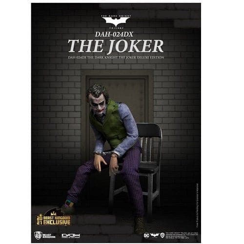 Beast Kingdom The Dark Knight Joker DAH-024DX Dynamic 8-Ction Heroes Deluxe Version Action Figure