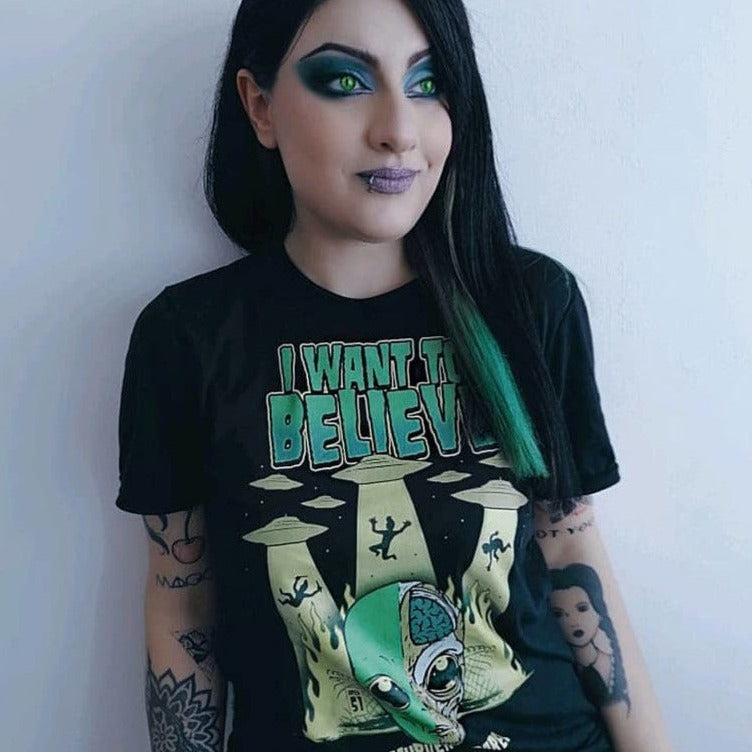 I Want To Believe Alien T-Shirt