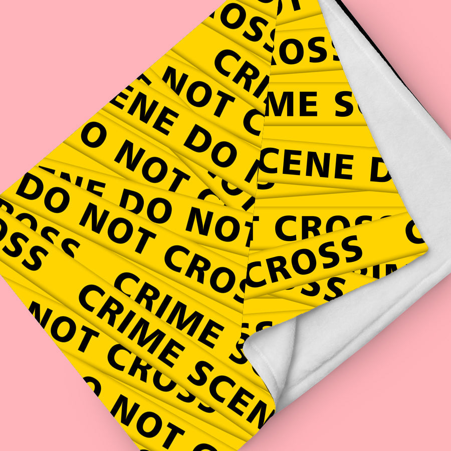 Crime Scene Throw Blanket