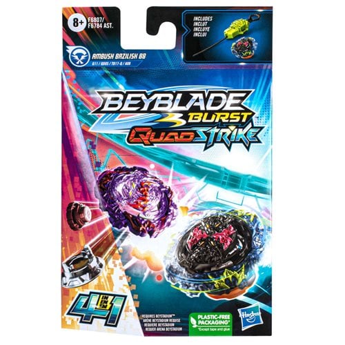 Beyblade Burst QuadStrike Ambush Bazilisk B8