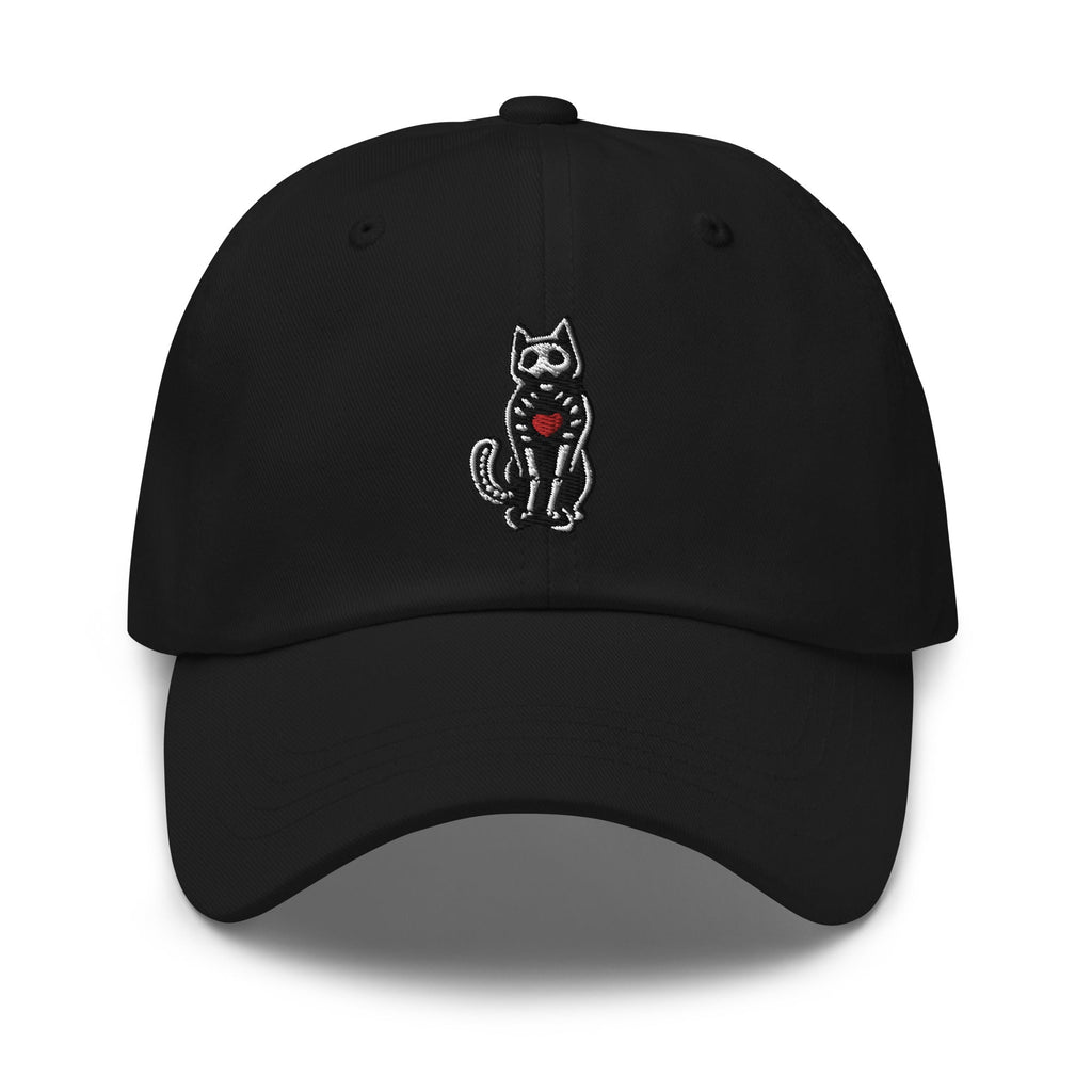 Cat Skeleton Dad Hat