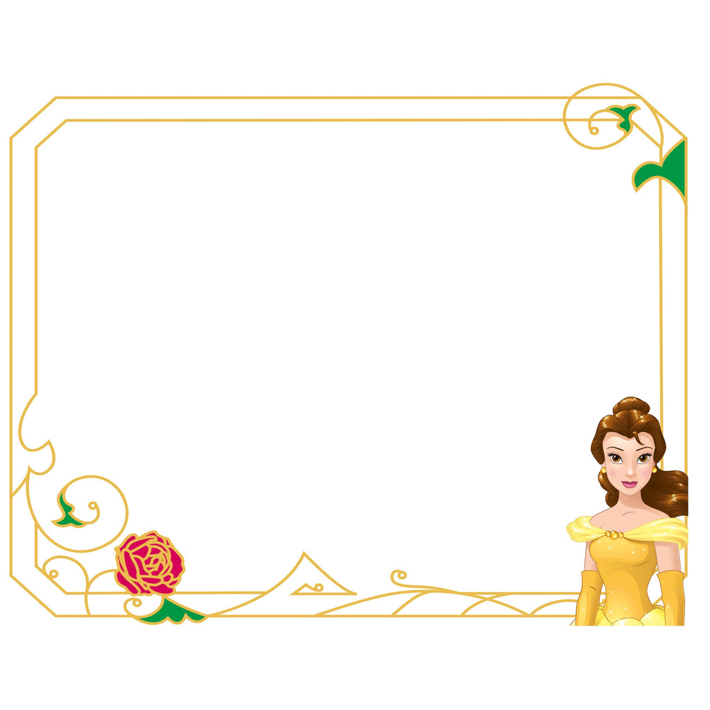 Beauty and the Beast: Belle Dry Erase Whiteboard        - Officially Licensed Disney Removable Wall   Adhesive Decal