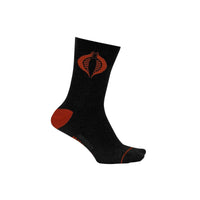 Hasbro G.I. Joe Cobra Symbol Black and Red Crew Socks