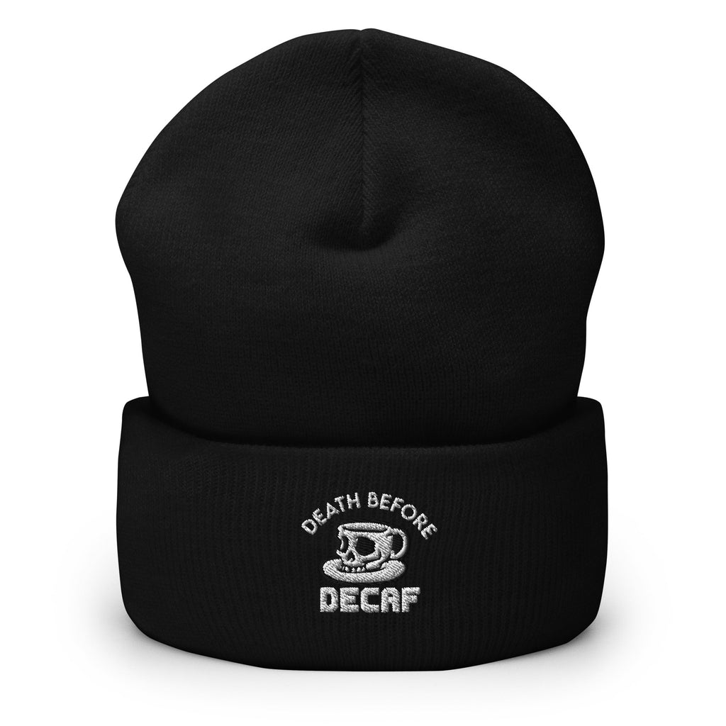 Death Before Decaf Beanie