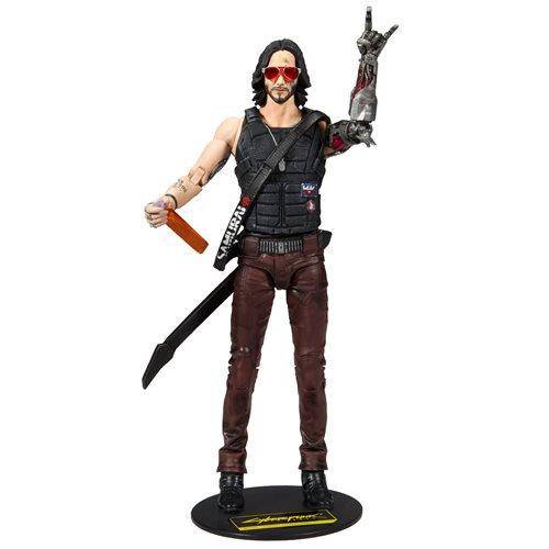 McFarlane Toys Cyberpunk 2077 (V Male, Takemura, Johnny Silverhand (Series 1) or Johnny Silverhand (Series 2)) 7-Inch Scale Action Figure