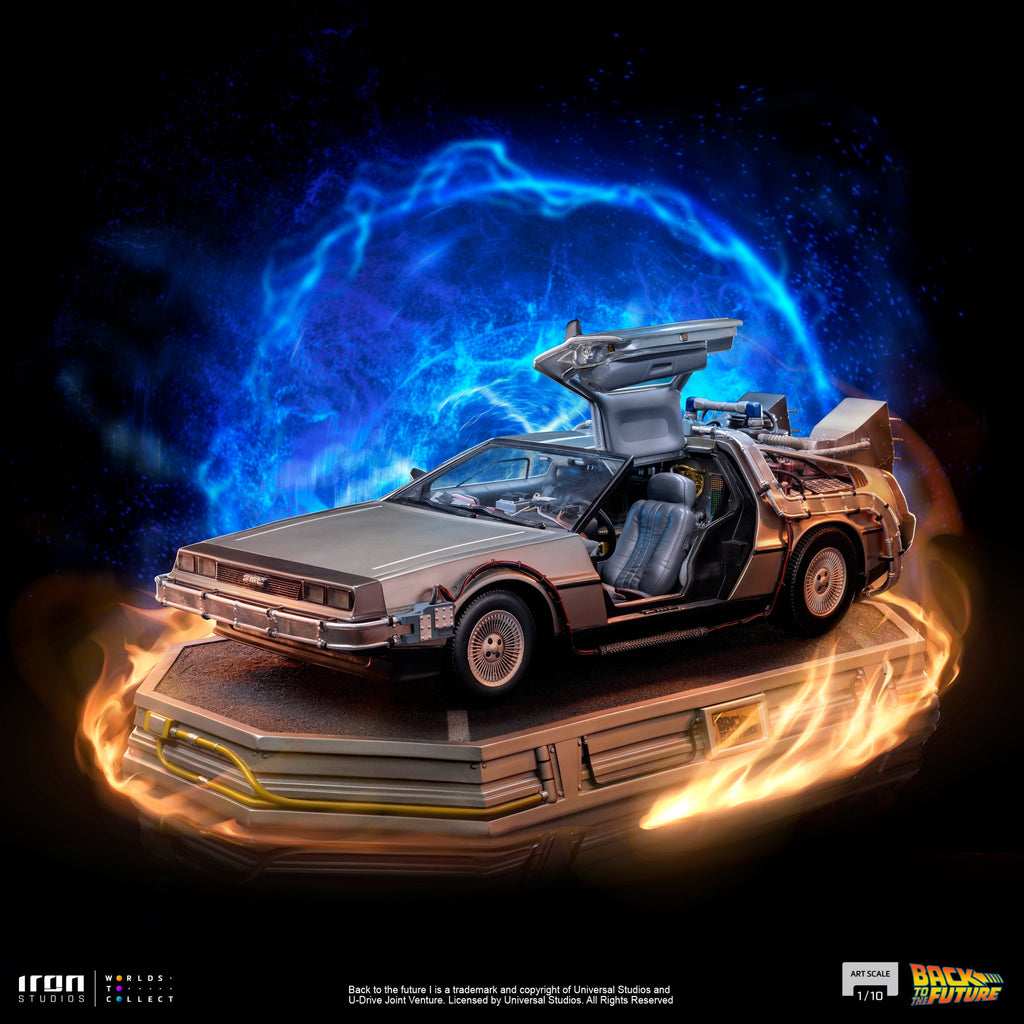 Iron Studios Back to the Future DeLorean 1:10 Scale Statue [PRE-ORDER: Expected Availability Apr - Jun 2024!]