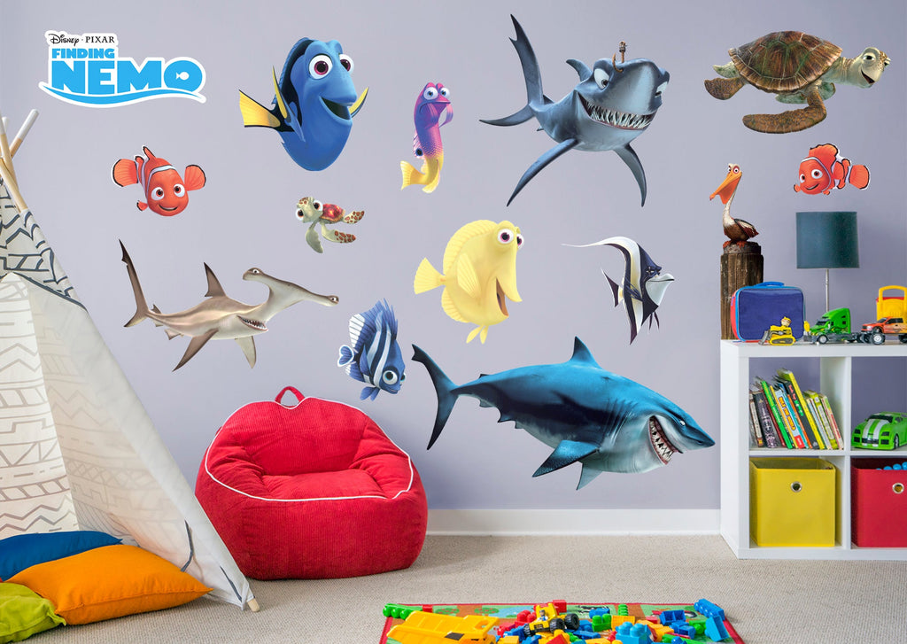 Finding Nemo Collection     - Officially Licensed Disney Removable Wall   Adhesive Decal