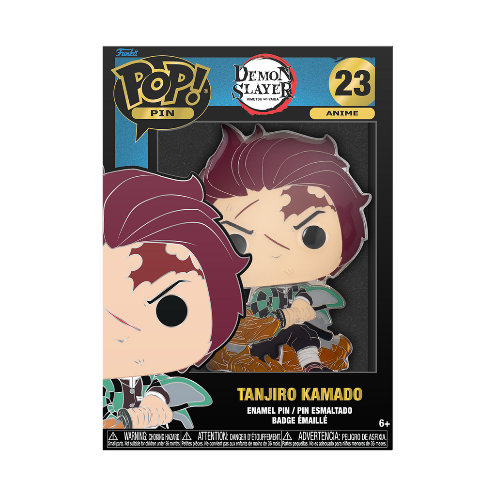 Funko Pop! Sized Pins: Demon Slayer - Tanjiro Kamado Pin