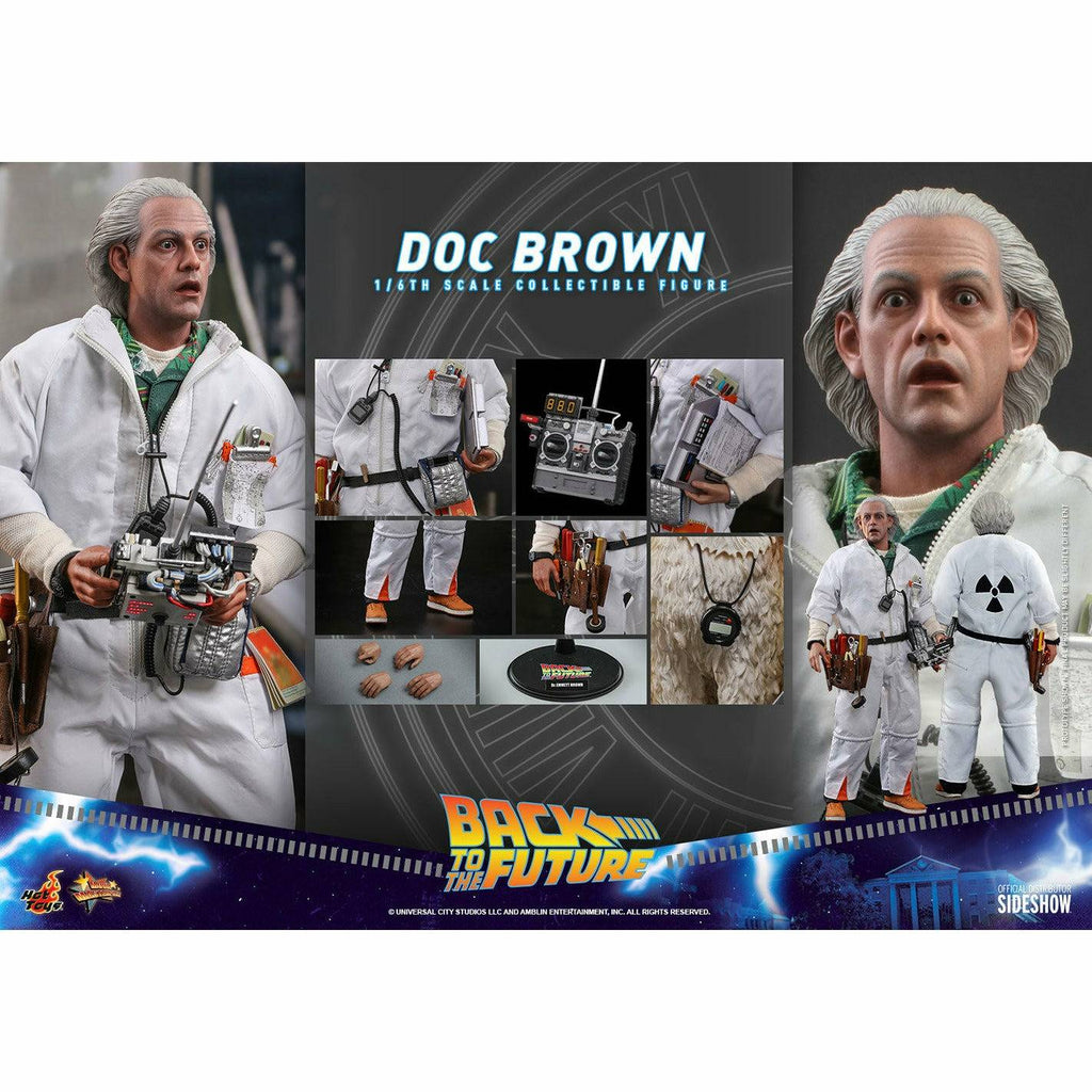 Hot Toys Back to the Future Doc Brown (Standard Version) 1:6 Scale Collectible Figure