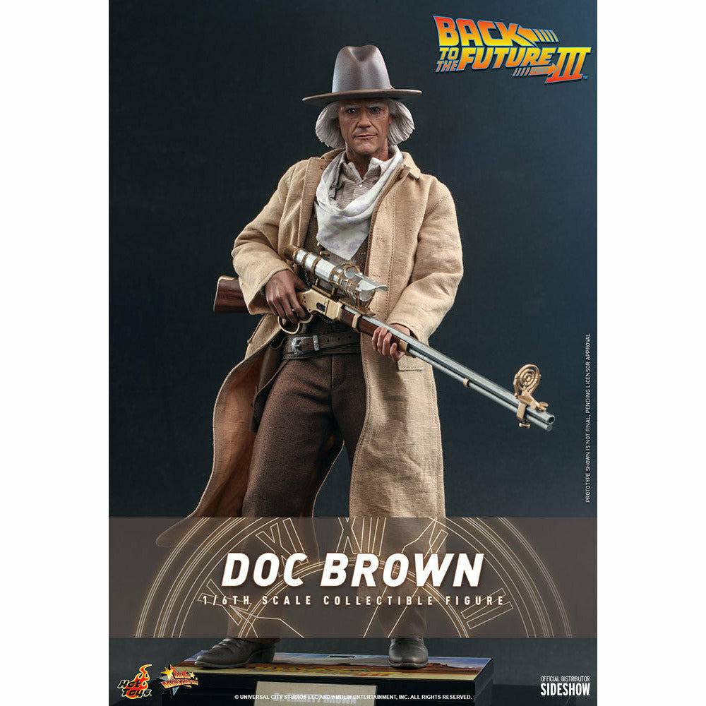 Hot Toys Back to the Future Part III Doc Brown 1:6 Scale Collectible Figure