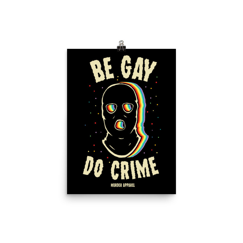 Be Gay Do Crime Poster