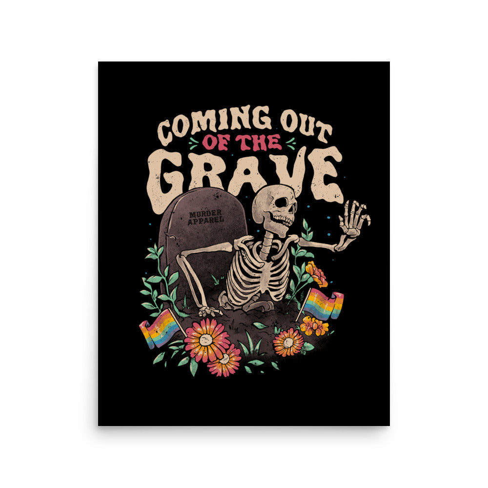 Coming Out Of The Grave Poster