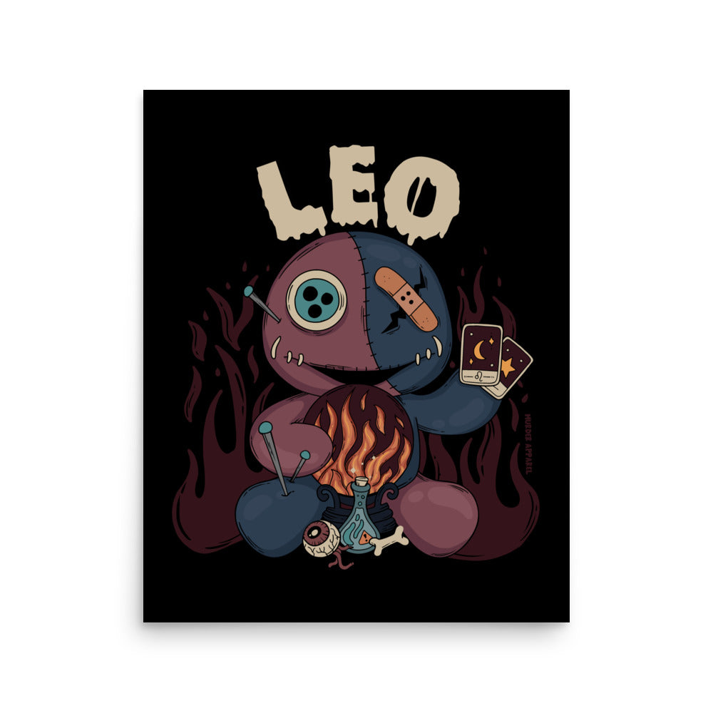 Leo Voodoo Doll Poster