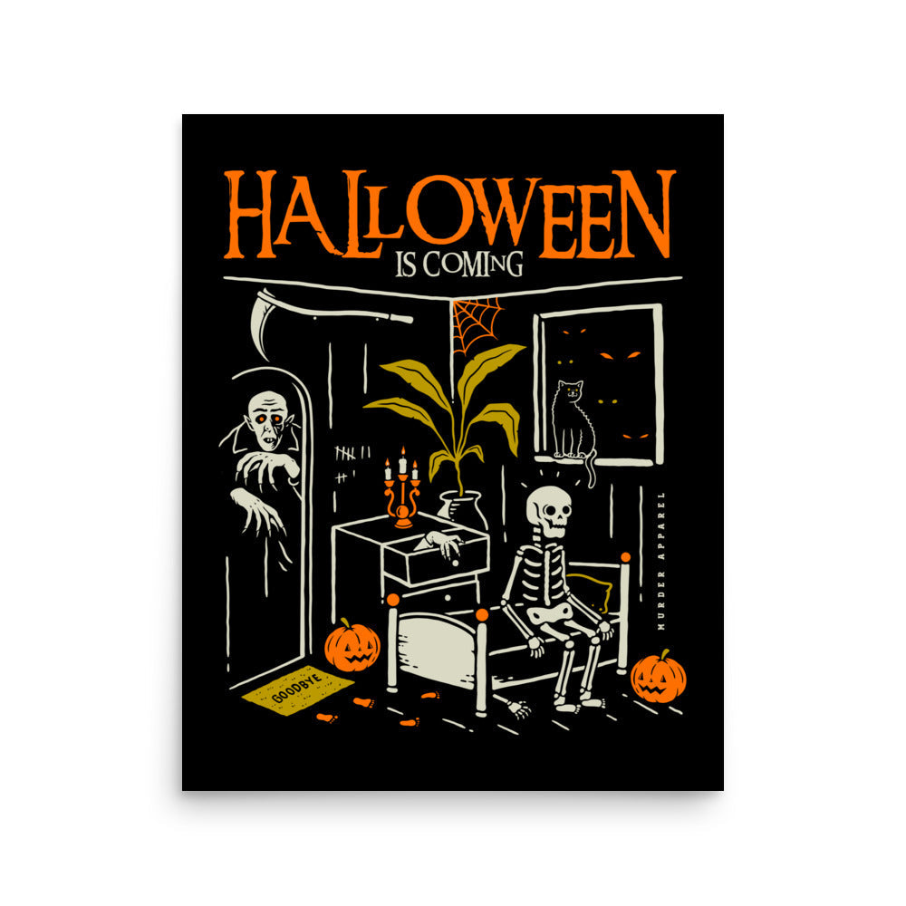 Halloween Is Coming Poster