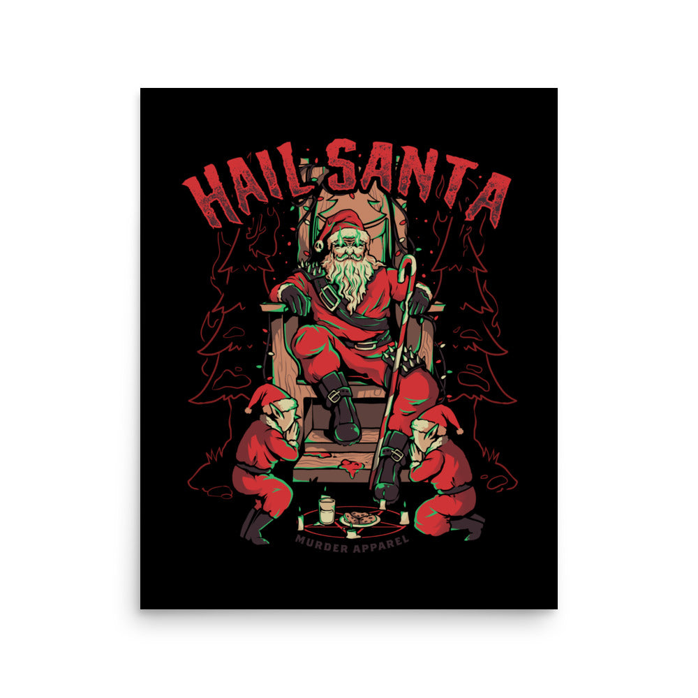 Hail Santa Poster