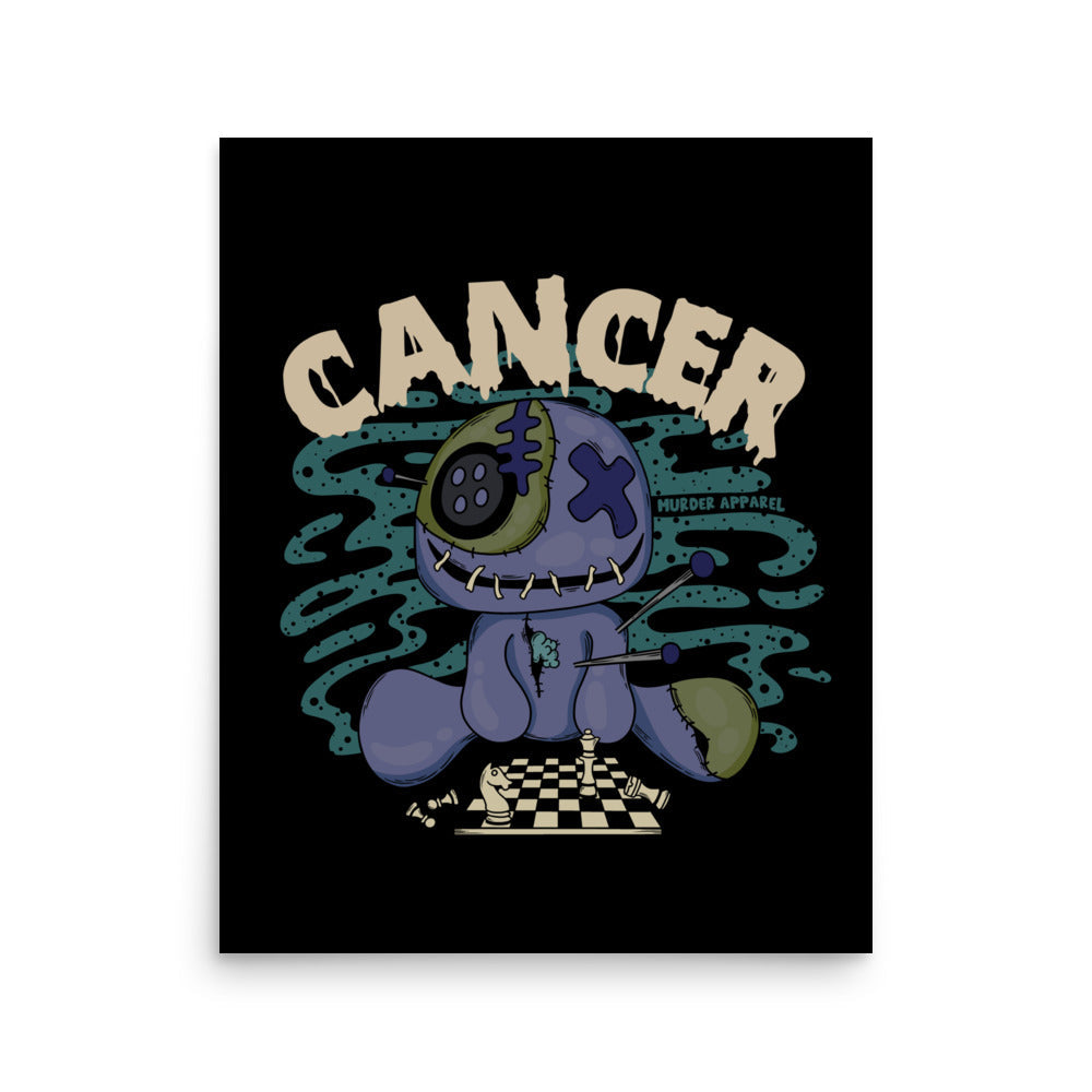 Cancer Voodoo Doll Poster