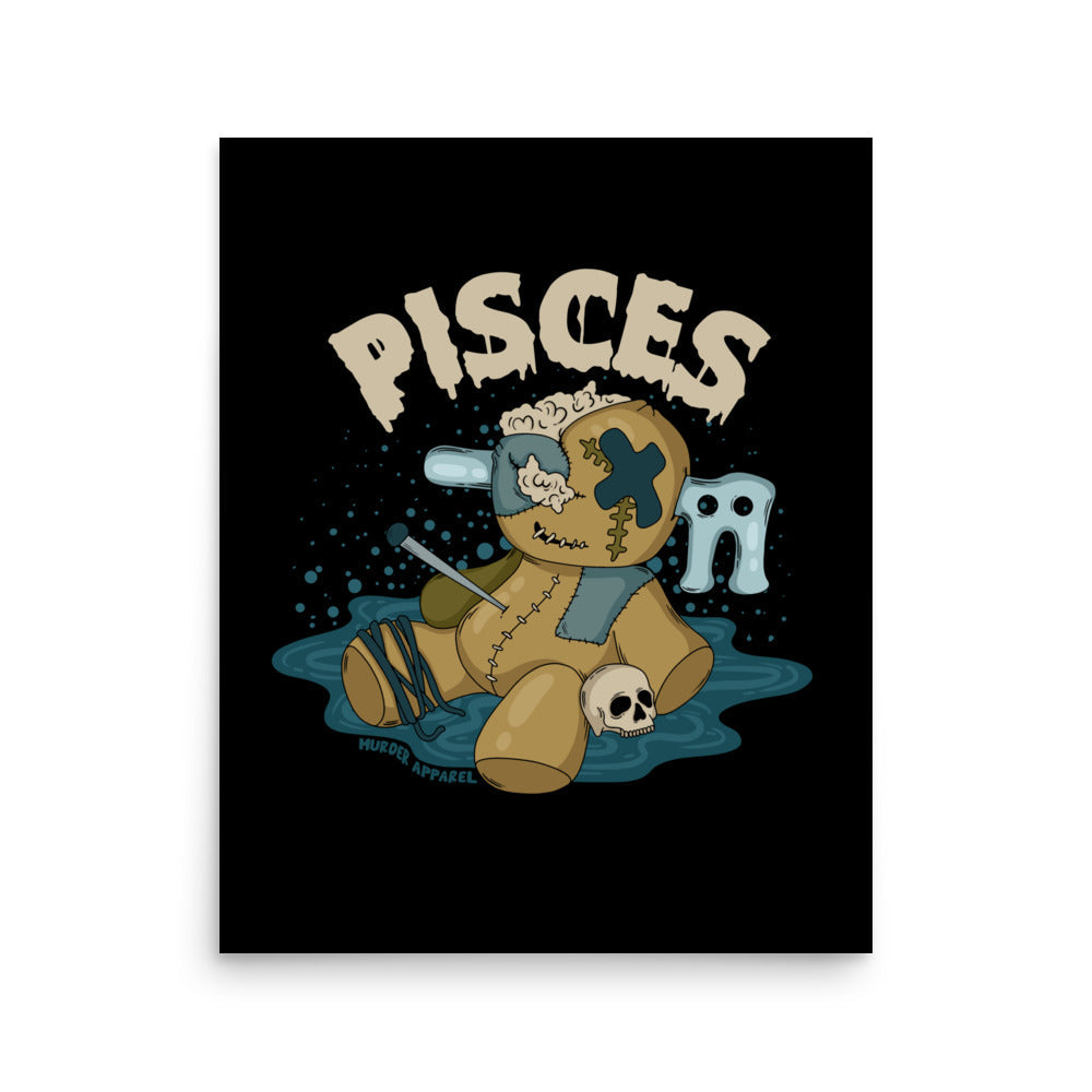 Pisces Voodoo Doll Poster