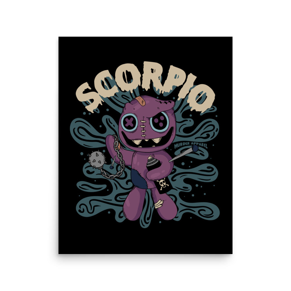 Scorpio Voodoo Doll Poster