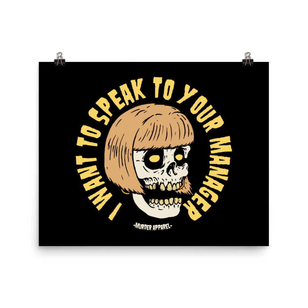 Karen Skull Poster