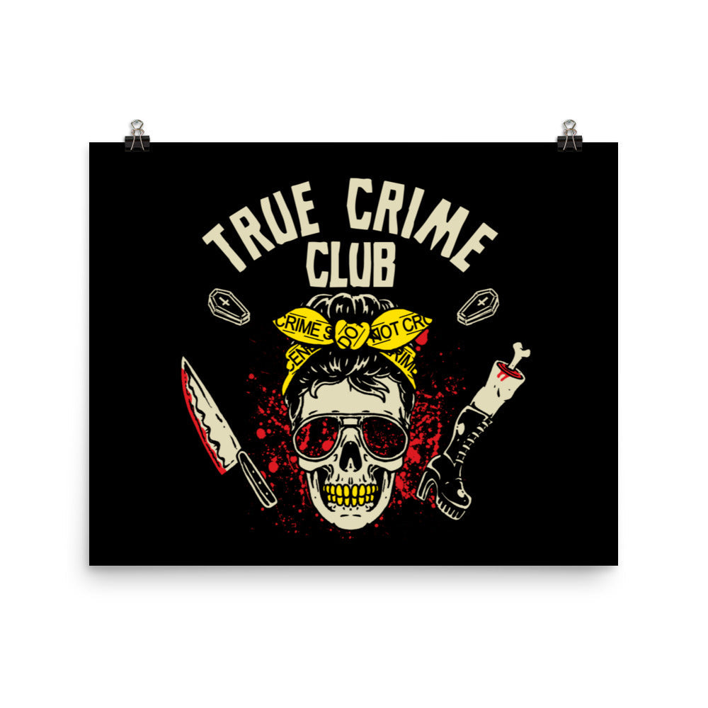 True Crime Club Poster