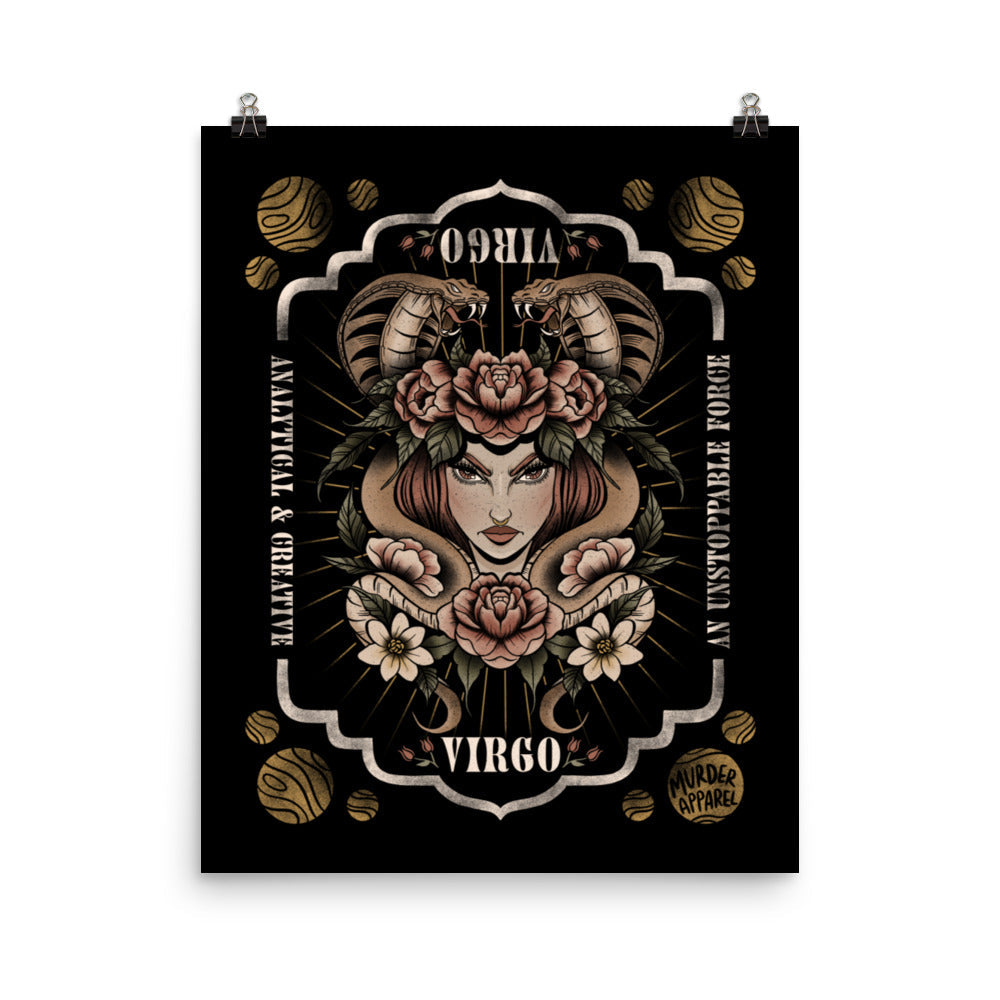 Virgo Zodiac Poster