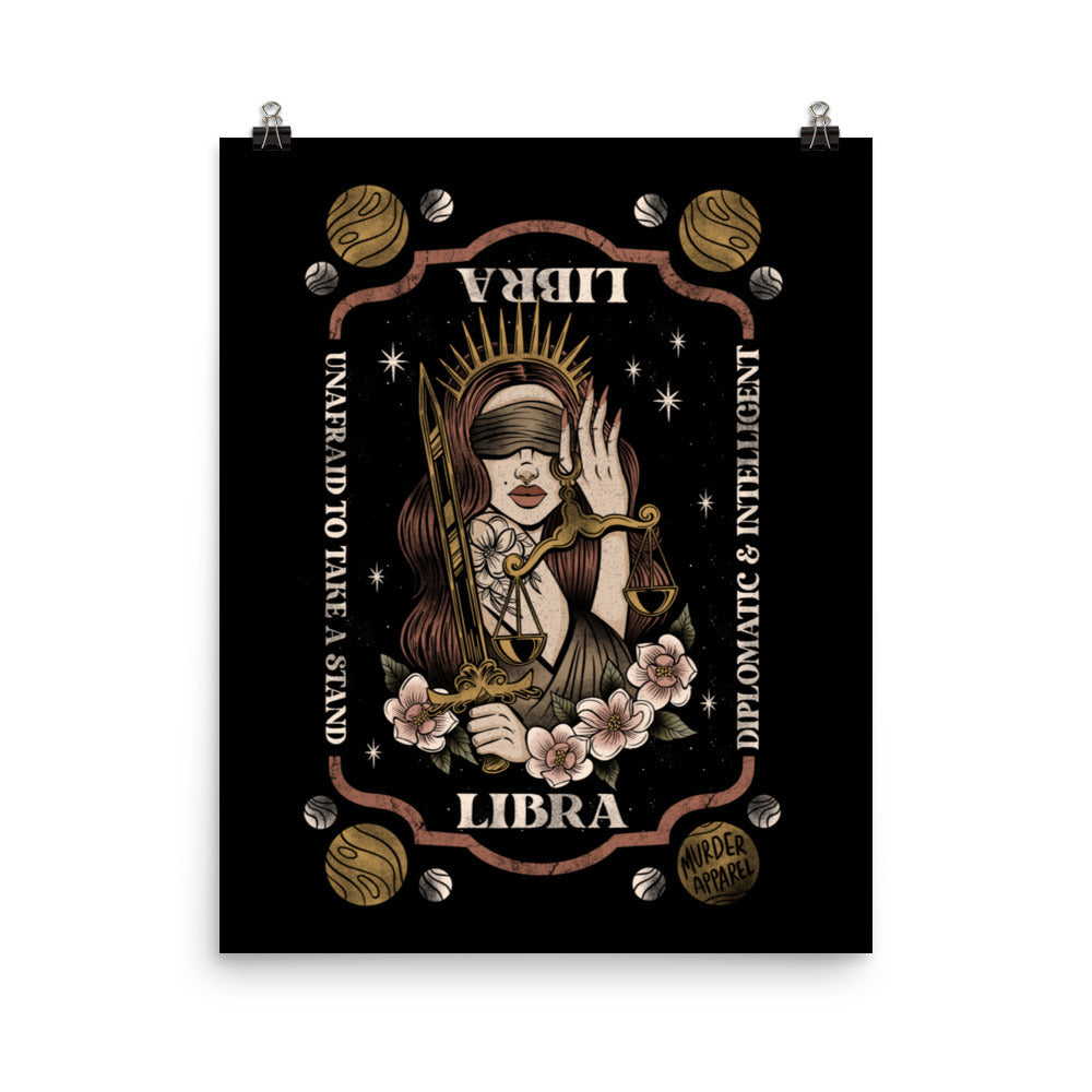 Libra Zodiac Poster