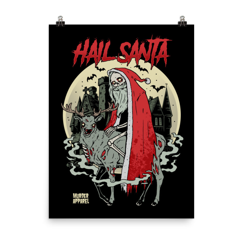 Hail Santa Poster